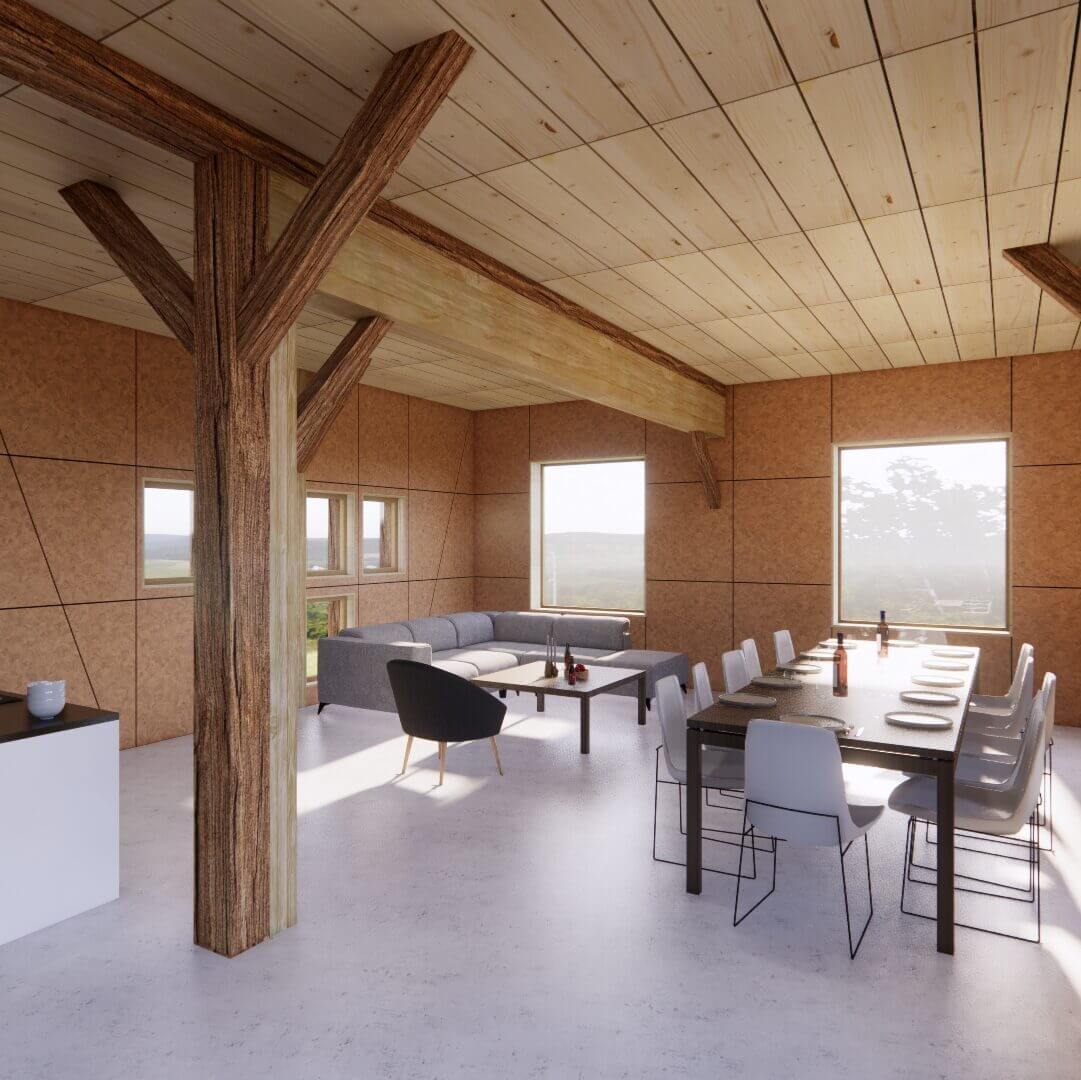 Aménagement d’une grange à Epfig, Bas-Rhin